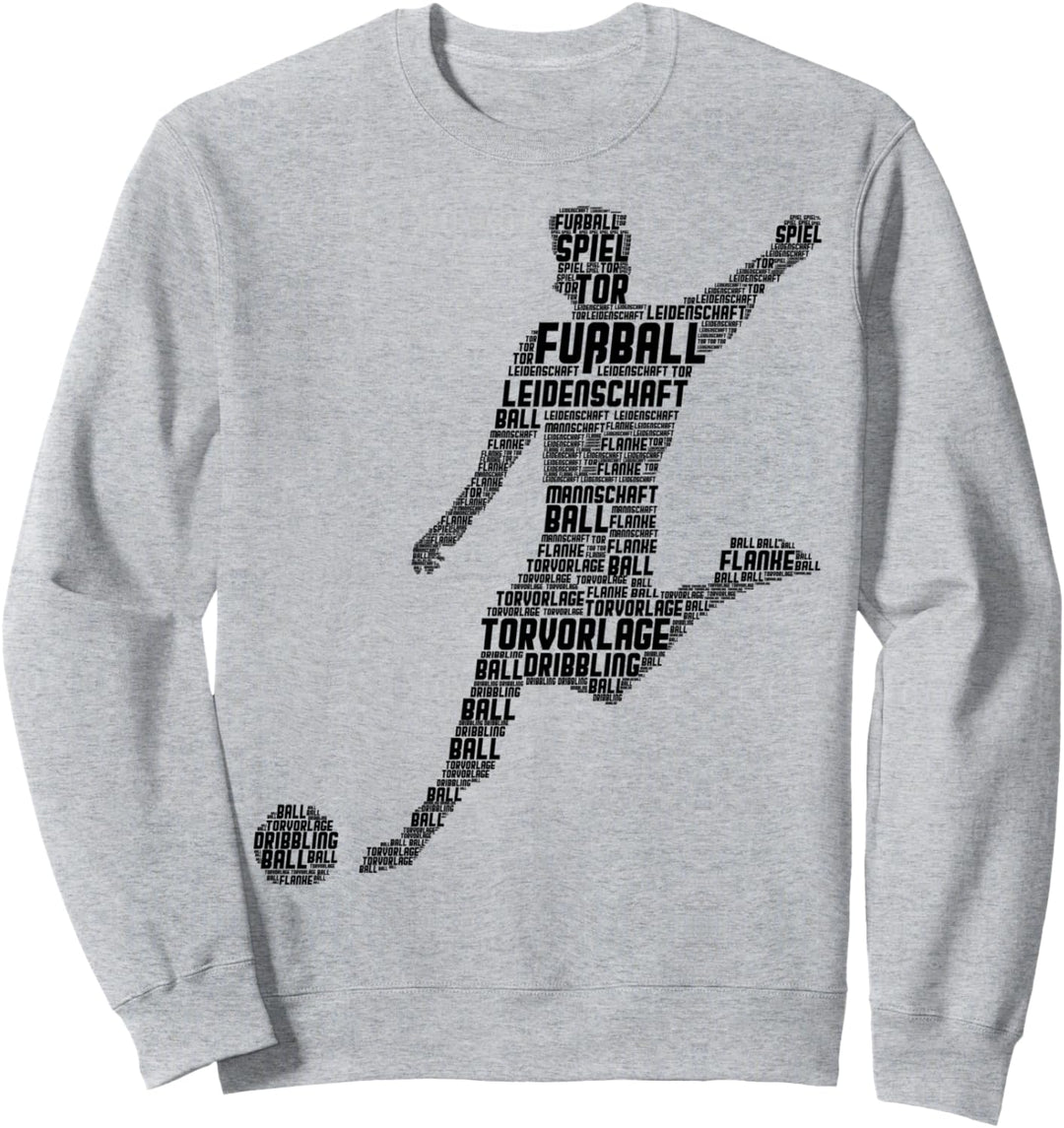 Fussballer Fussball Kinder Jungen Herren Sweatshirt