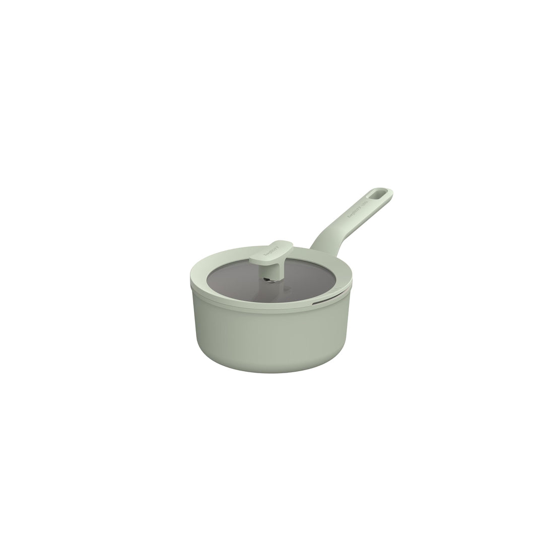 Berghoff Leo Balance Antihaft-Kochtopf (18cm) - Topf induktion - Stielkasserole mit Deckel - Topf gr