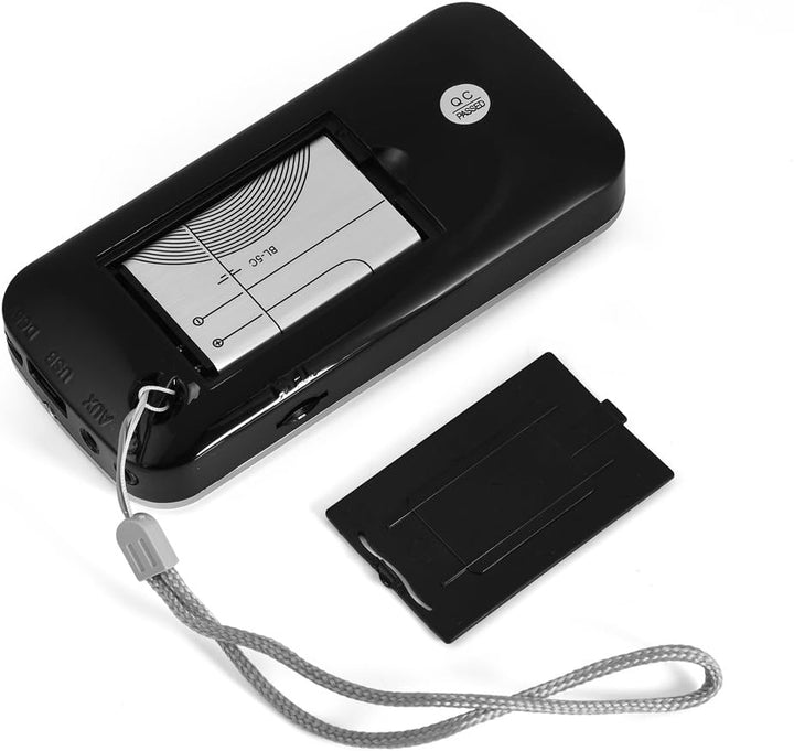 VBESTLIFE -Radio mit LED-Taschenlampe-Funktion, MP3-U-Scheibe des Musik-Spieler-FM TF