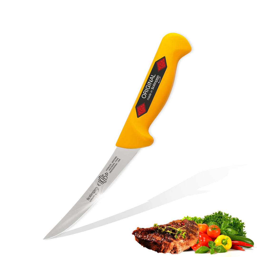 EIKASO 1021310-312 Ausbeinmesser Gebogen, 13cm Flexibel Klinge, 26cm Länge 13 cm flexibel, 13 cm fle