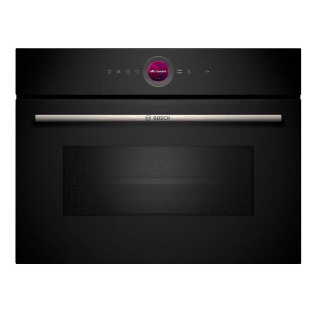 Bosch CEG732XB1 Serie 8 Einbau-Mikrowelle, Schwarz, AutoPilot, 10 Automatikprogramme, LED-Beleuchtun