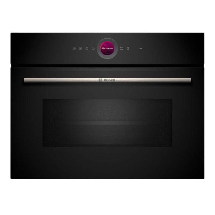 Bosch CEG732XB1 Serie 8 Einbau-Mikrowelle, Schwarz, AutoPilot, 10 Automatikprogramme, LED-Beleuchtun