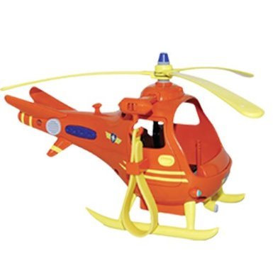 Feuerwehrmann Sam 18cm Tom Hubschrauber Stoss Entlang Fahrzeugs (BT79)