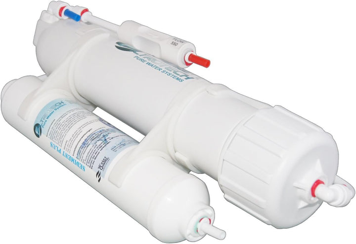 3-Stufige Umkehr Osmose Wasserfilter Mobile Umkehrosmose Anlage 100 GPD Membrane Wasseraufbereitung