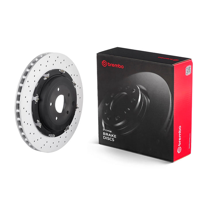 Brembo 09.A190.13 - Hintere Bremsscheibe mit UV-Lackierung