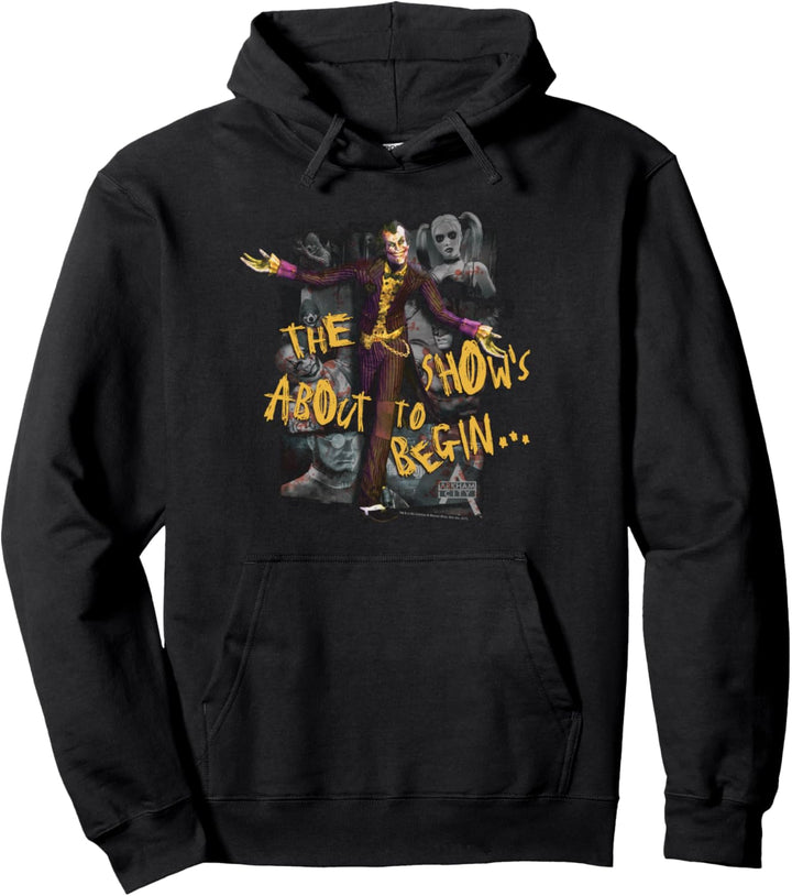 Batman: Arkham City The Joker About to Begin Pullover Hoodie
