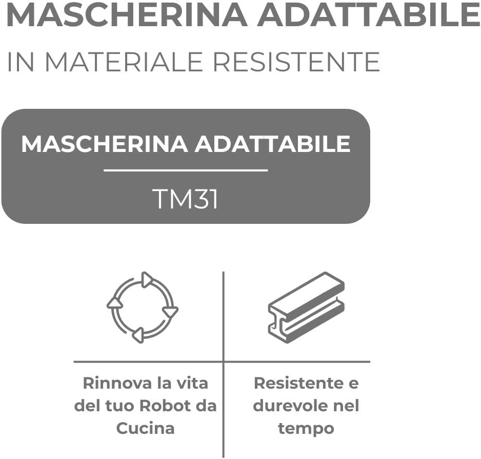 Frontabdeckung für Thermomix TM 31, hohe Qualität.