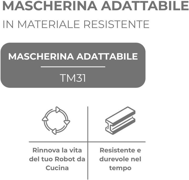 Frontabdeckung für Thermomix TM 31, hohe Qualität.