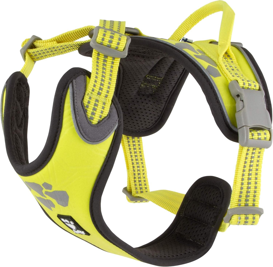 Hurtta Weekend Warrior Hundegeschirr, Neon Lemon, 40,6–45,7 cm Neon-Zitrone 16-18 in, Neon-Zitrone 1