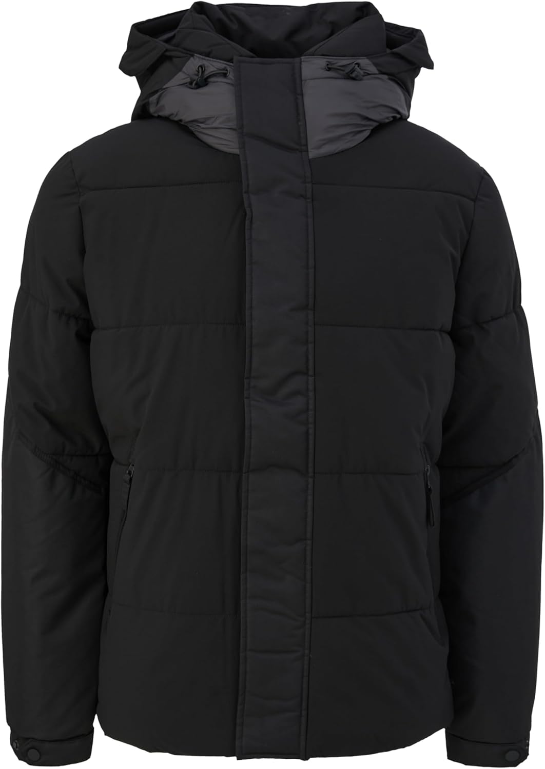 S. Oliver Herren Winterjacke Parka Steppjacke Anorak Warm Wattierte Steppjacke Black L 9999, L 9999