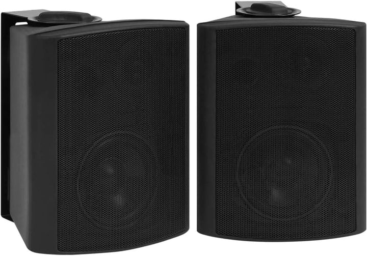 vidaXL Wandlautsprecher Stereo 2 STK. Schwarz Indoor Outdoor 100 W
