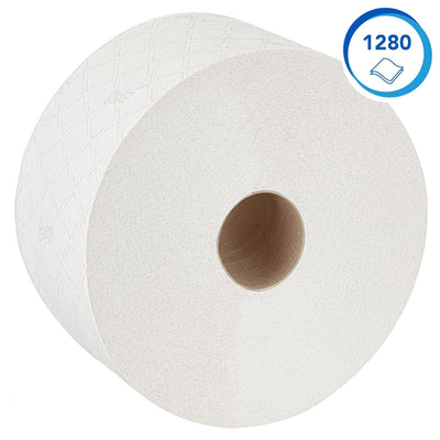 Scott Control Einzelblatt-Toilettenpapier mit Zentralentnahme 8569 – 2-lagiges Toilettenpapier – 6 P