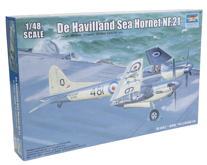 Trumpeter 02895 - Modellbausatz De Havilland Sea Hornet Nf.21