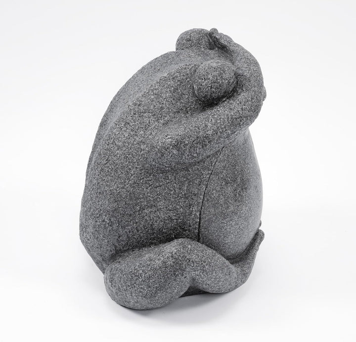 Esotec Wasserspeier-Figur Frosch sitzend EINZELFIGUR | Teichfigur Gartenstatue Gartenfigur Springbru