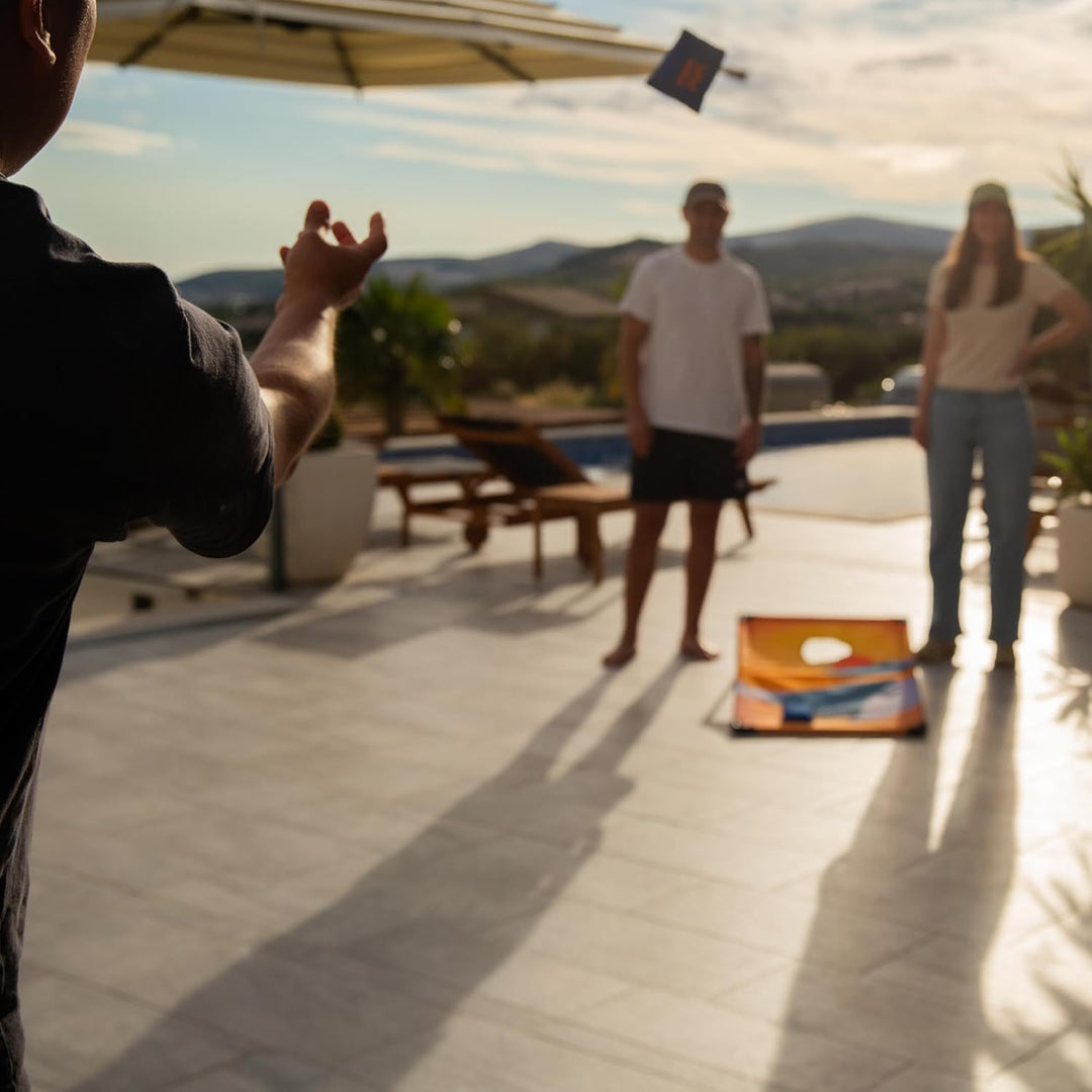 Waboba Cornhole Spielset - Leichtes Reisespiel für Outdoor-Spass