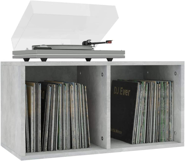 Festnight Schallplatten Aufbewahrung Plattenregal Schallplatten-Aufbewahrungsbox Schallplattenregal