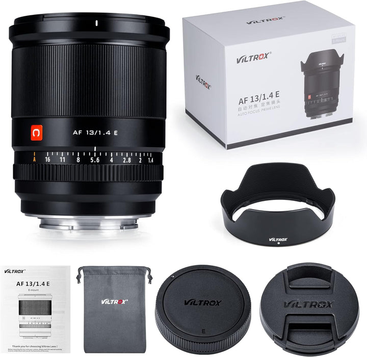 VILTROX AF13mm F1.4 E-Mount Weitwinkel Objektiv APS-C Prime für Sony E ZV-E10 aa6600 a6700 ZV-E10 FX
