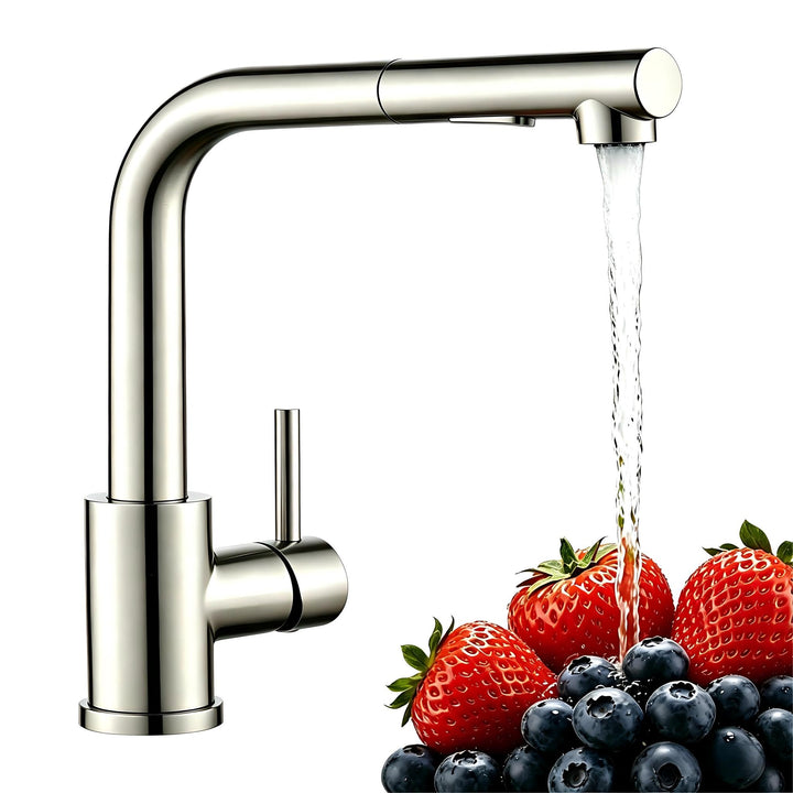 Wasserhahn Küche,Küchenarmatur Ausziehbar mit Hochdruck,Spültischarmatur Küche mit Brause Zwei Wasse