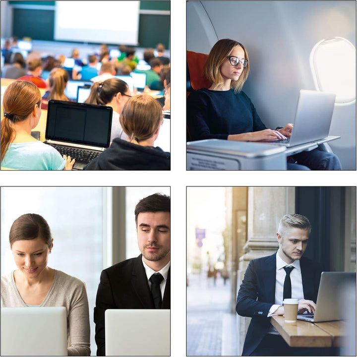 Durable Blickschutzfilter magnetisch für 13,3“ Zoll Bildschirme, inkl. Tasche und Reinigungstuch, an