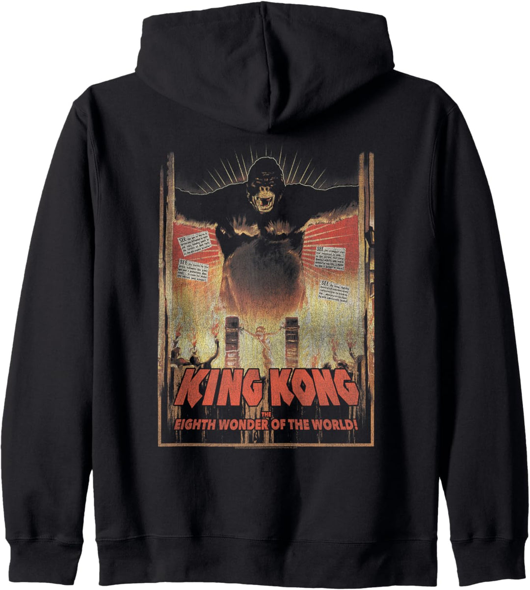 King Kong Eighth Wonder of the World Kapuzenjacke