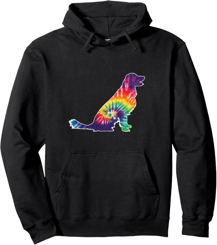 Tie Dye Dog Lover Golden Retriever Pullover Hoodie