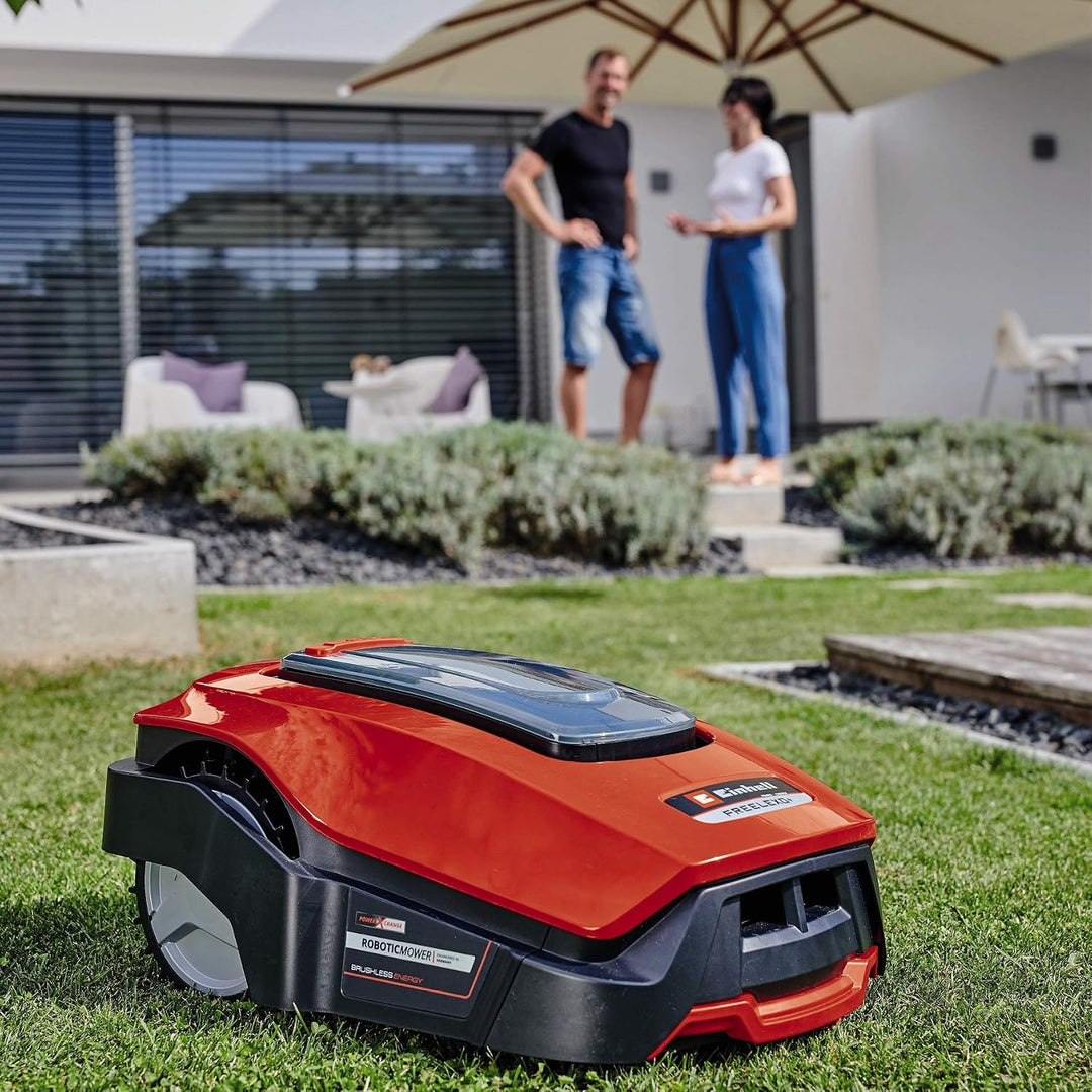 Einhell Mähroboter FREELEXO 1200 LCD BT Power X-Change (Li-Ion, 18 V, Multizonenmäher, Bluetooth App