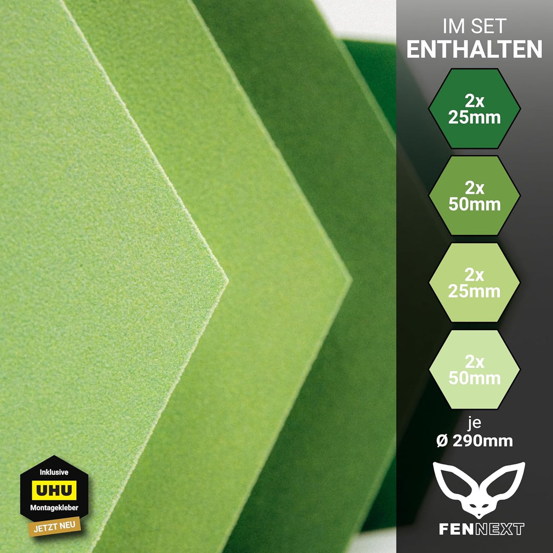FENNEXT ® Velvet Schallabsorber Wand - Dekorative Hexagon Akustikpaneele für Gaming, YouTube Studio,