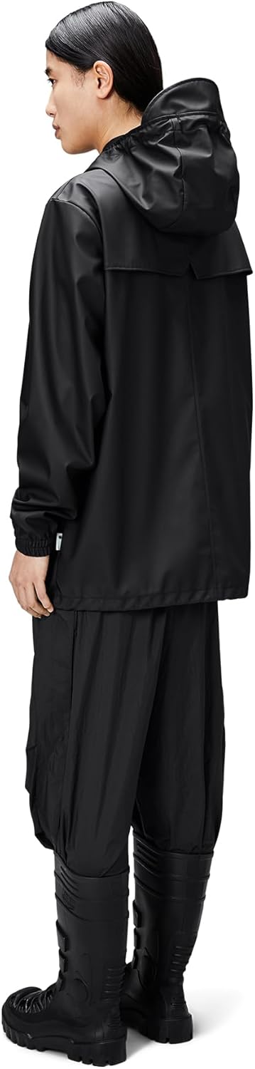 RAINS Unisex Stormbreaker Regenjacke XS 01 Schwarz, XS 01 Schwarz