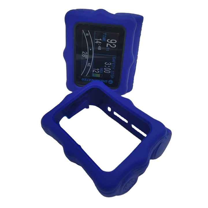 SHAMROCK HEALTH Schutzhülle für Shearwater Perdix Tauchcomputer (Marineblau), marineblau