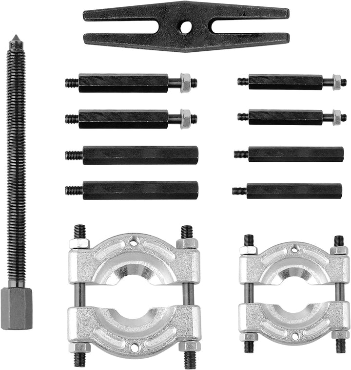 DAYUAN 12 TLG Lagerabzieher Set Polradabzieher Trennmesser Satz Lager Abzieher inkl. Koffer Blau, Bl