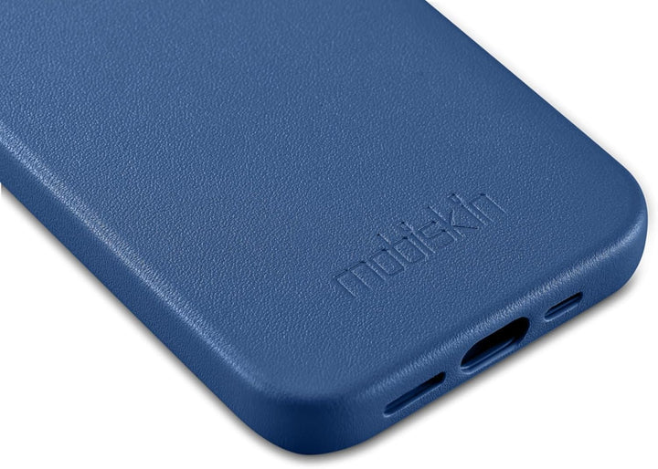 Mobiskin Hülle kompatibel mit Apple iPhone 14 Plus (6,7 Zoll), Handyhülle mit echtem Leder, Case, Sc
