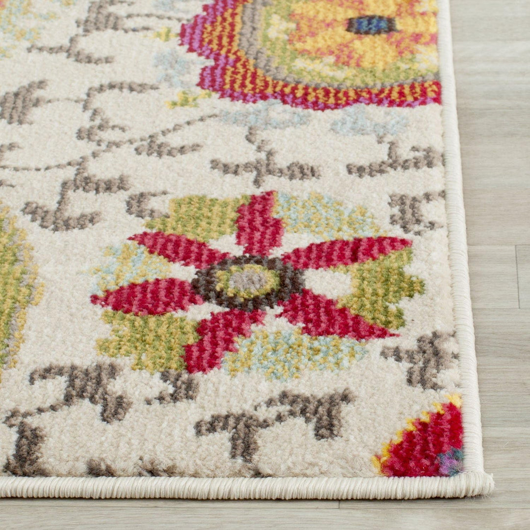 SAFAVIEH Boho Chic Teppich für Wohnzimmer, Esszimmer, Schlafzimmer - Monaco Collection, Kurzer Flor,
