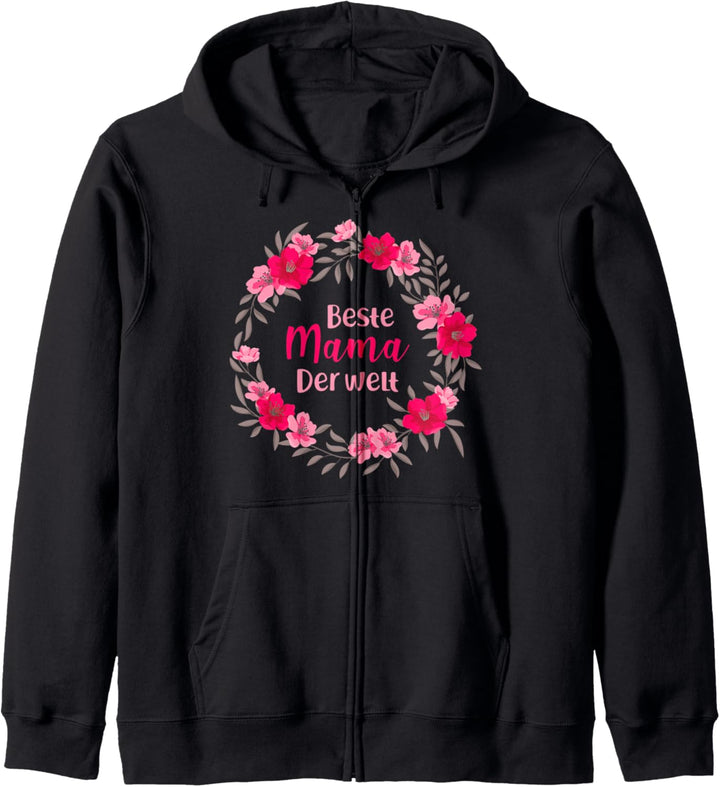 Mama Mutter Muttertag Sprüche Lustig Beste Mama der Welt Kapuzenjacke