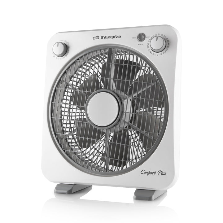 Orbegozo BF 0138 - Standventilator mit 6 Blättern, Schutzgitter, drehbar in beide Richtungen, 3 Gesc