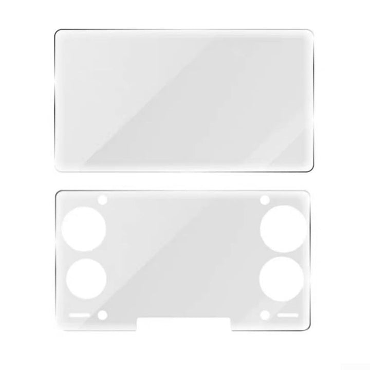 Displayschutzfolie für AYN-THOR Spielekonsole, gehärtetes Glas, Dual-Screen, vollständige Abdeckung,