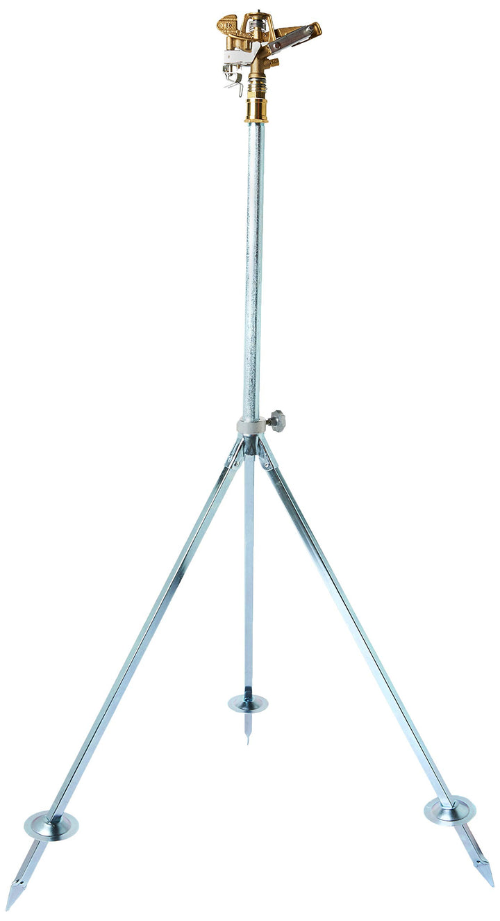 Geka 604424SSB Kreis-Hochregner V 60 S Stativ G 3/4 Zoll 700 bis 1070 mm, Silber/Gold, 18 x 8 x 13 c