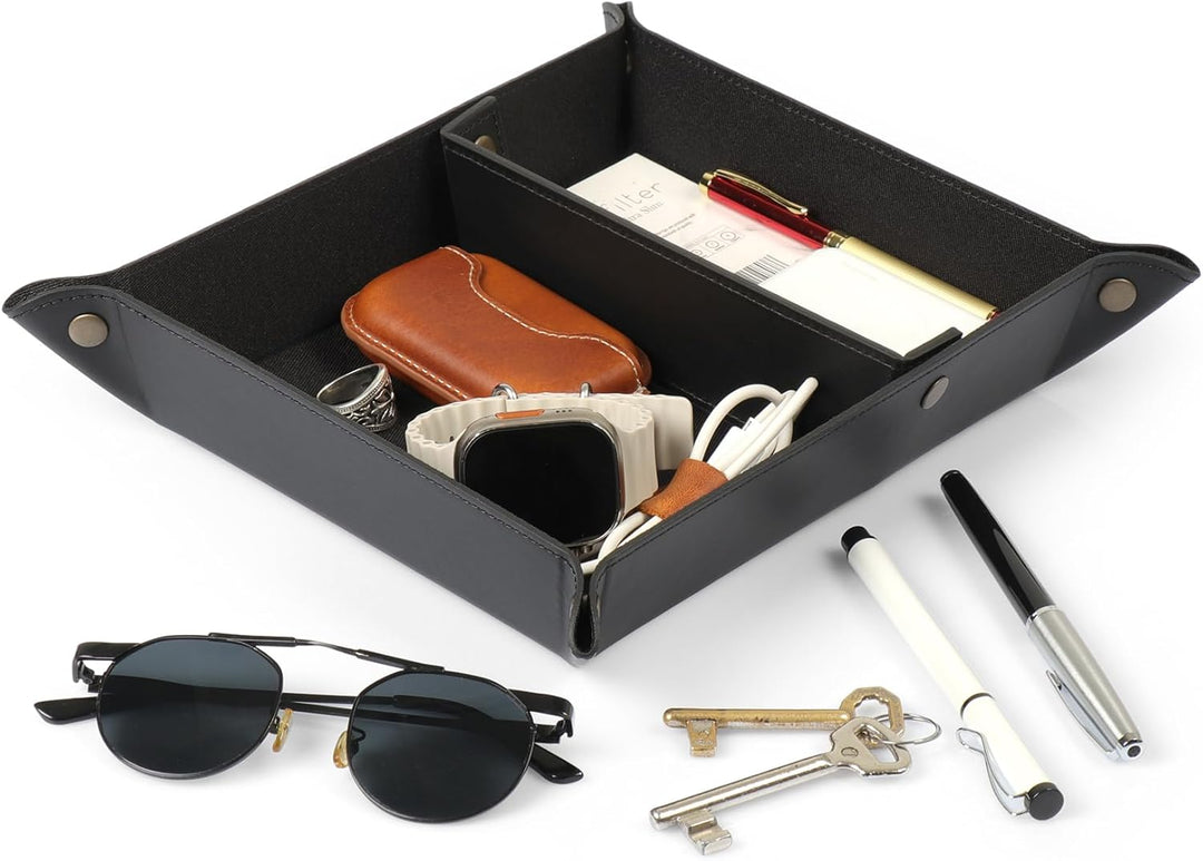 Londo Leder Taschenleerer - Vide Poche - Ledertablett Organizer, Praktische Aufbewahrungsbox - für G