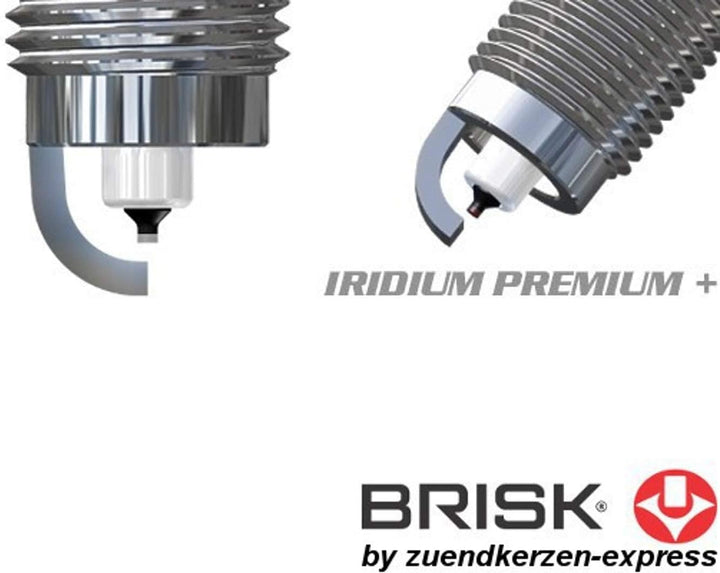 BRISK Iridium Premium+ Plus P24 RR17BYIR-3 1927 Zündkerzen, 4 Stück