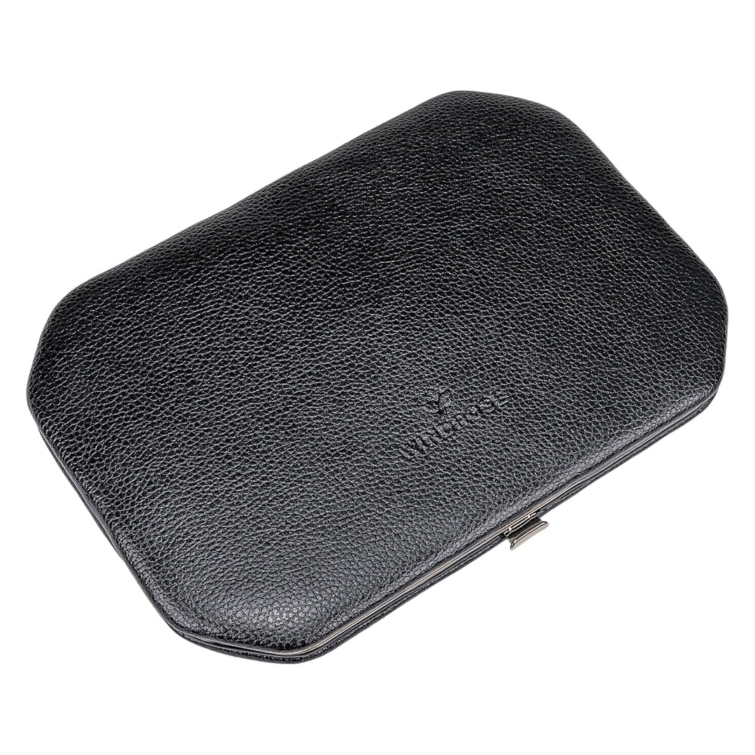 WINDROSE 10-teilig Maniküretui Beluga/Leder (Black), Black