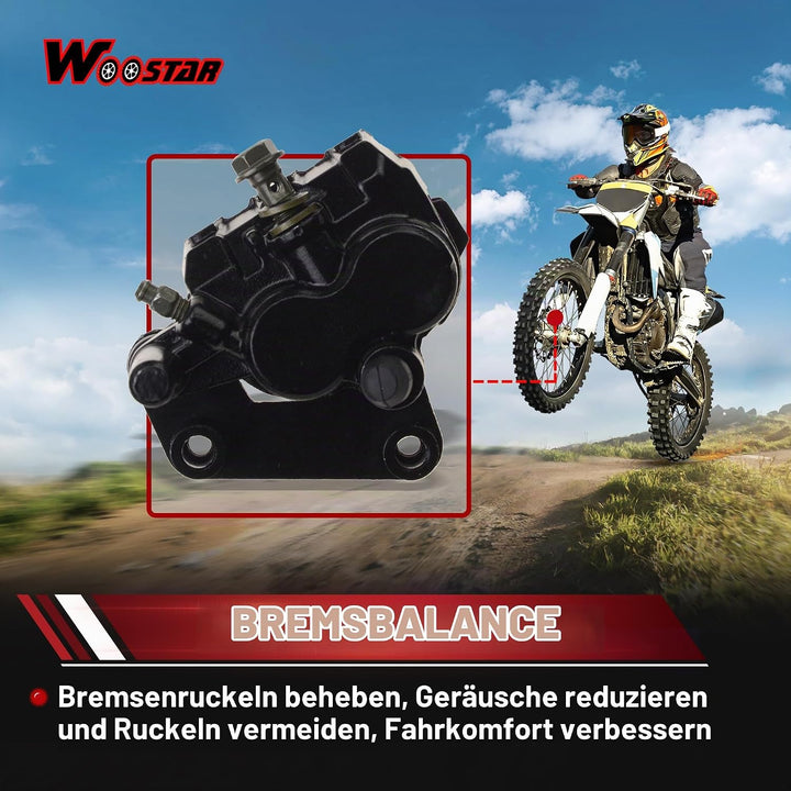 WOOSTAR Hydraulische Scheibe Bremssattel Hinten Ersatz für Jialing 150ccm 200ccm 250ccm Dirt Pitbike