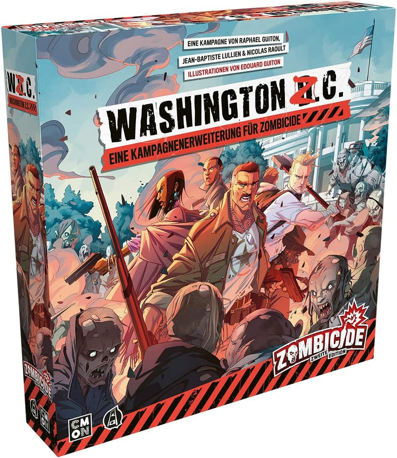 CMON | Zombicide 2. Edition – Washington Z.C. | Erweiterung | Kennerspiel | Dungeon Crawler | 1-6 Sp