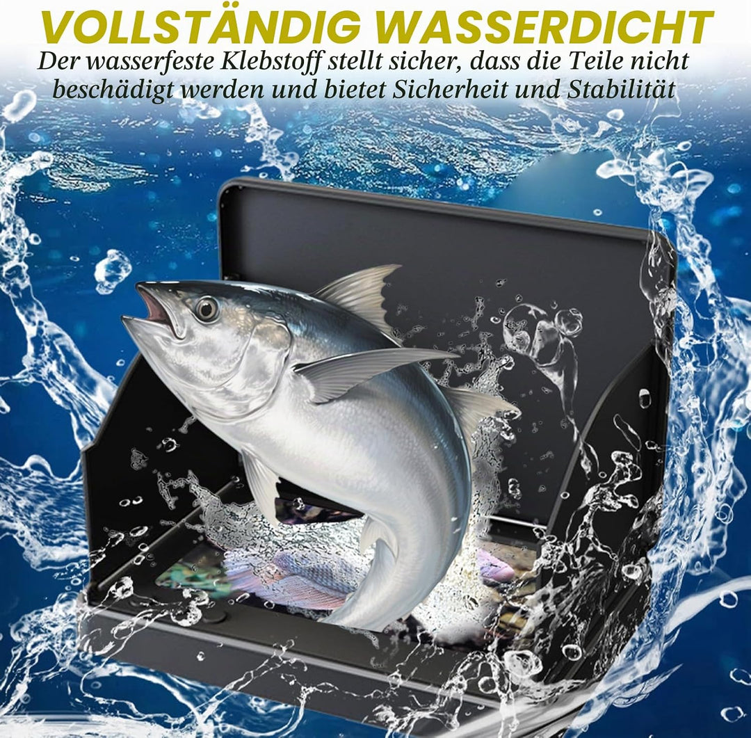 Fishfinder, Unterwasserkamera Angeln mit 220° HD Kamera, IP67 Fish Finder Kamera mit 4.3 Zoll IPS Di