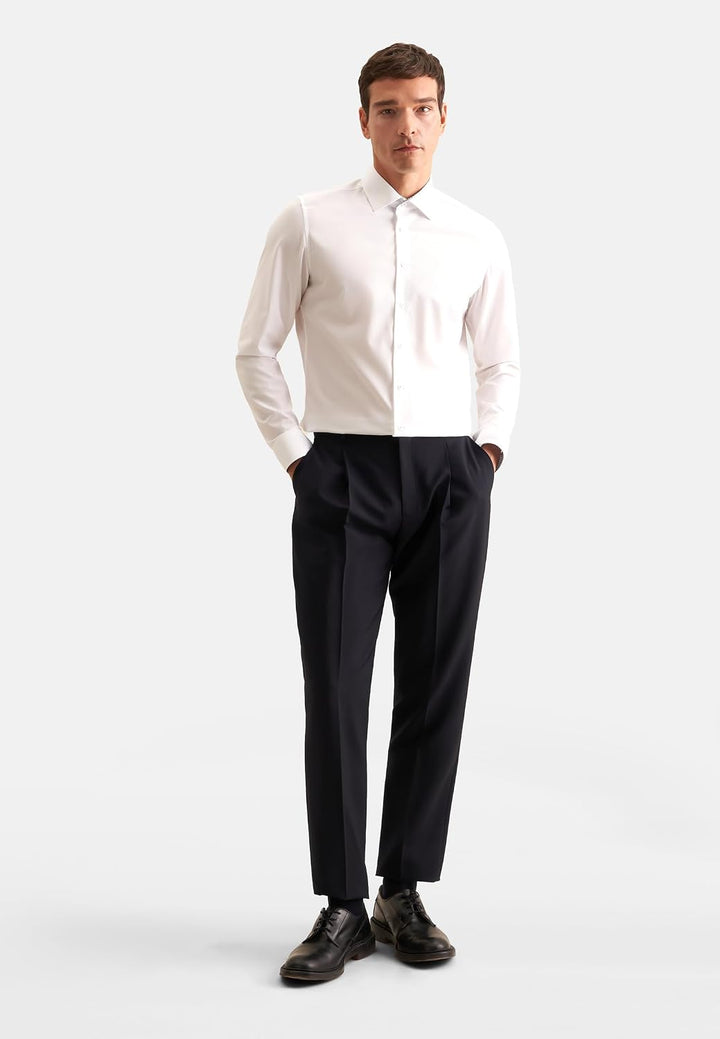 Seidensticker Herren Business-Hemd - Extra Slim Fit - Bügelfrei - Kent-Kragen - Langarm - 100% Baumw
