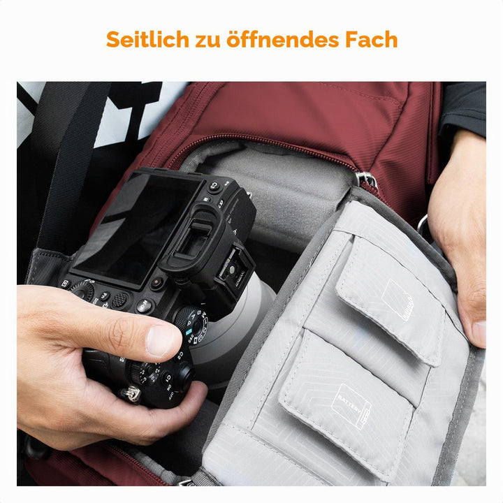 K&amp;F CONCEPT Kamerarucksäcke 20L, Grosse Camera Backpack 15,6 Zoll Laptopfach, Spritzwassergeschutzt