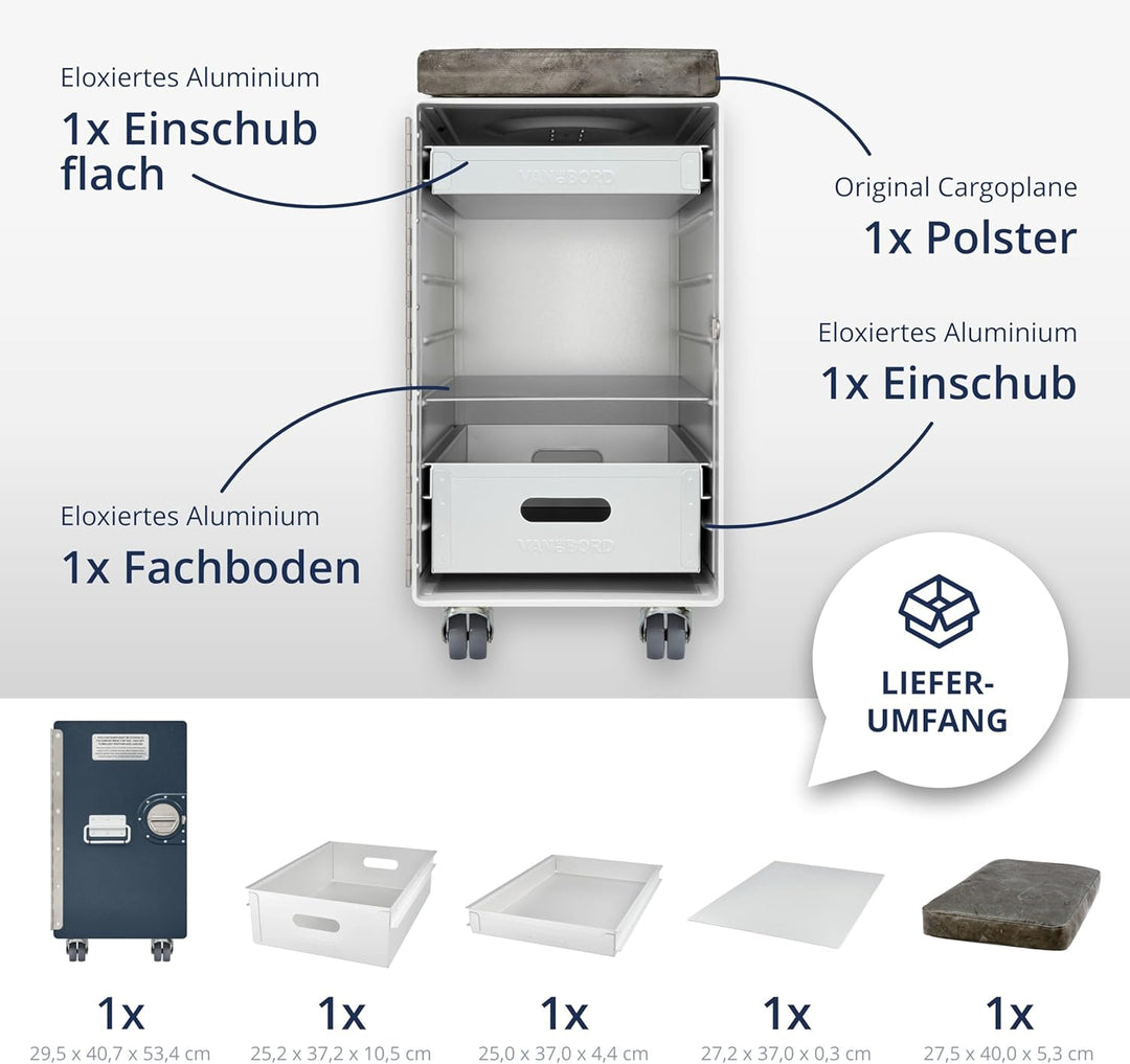 Hocker Schubladenschrank, Rollcontainer, Metallschrank, Büroschrank, Industrial Möbel, Aktenschrank