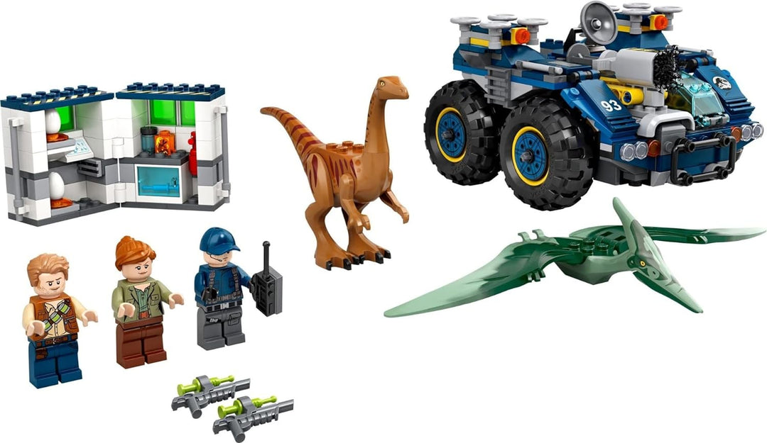 LEGO 75940 Jurassic World Ausbruch von Gallimimus und Pteranodon, Dinosaurier Spielzeug für Kinder a