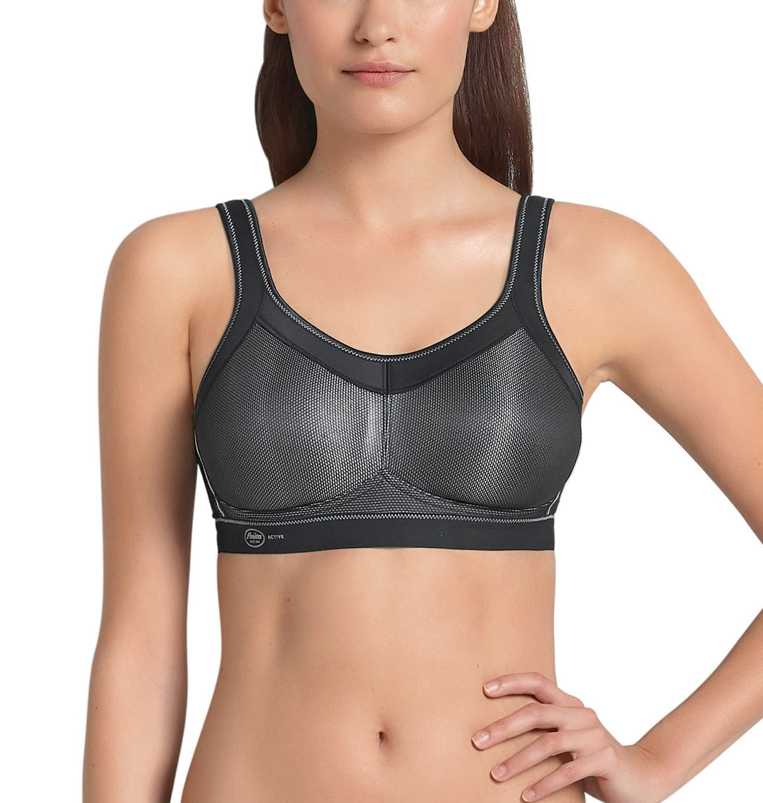 Anita Active Damen Momentum Sport-BH (1er Pack) 80D Schwarz, 80D Schwarz