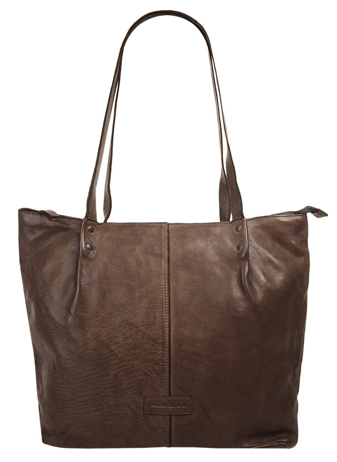Harold's Submarine Shopper Tasche Leder 39 cm Braun, Braun
