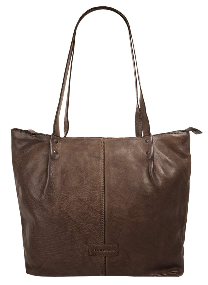 Harold's Submarine Shopper Tasche Leder 39 cm Braun, Braun