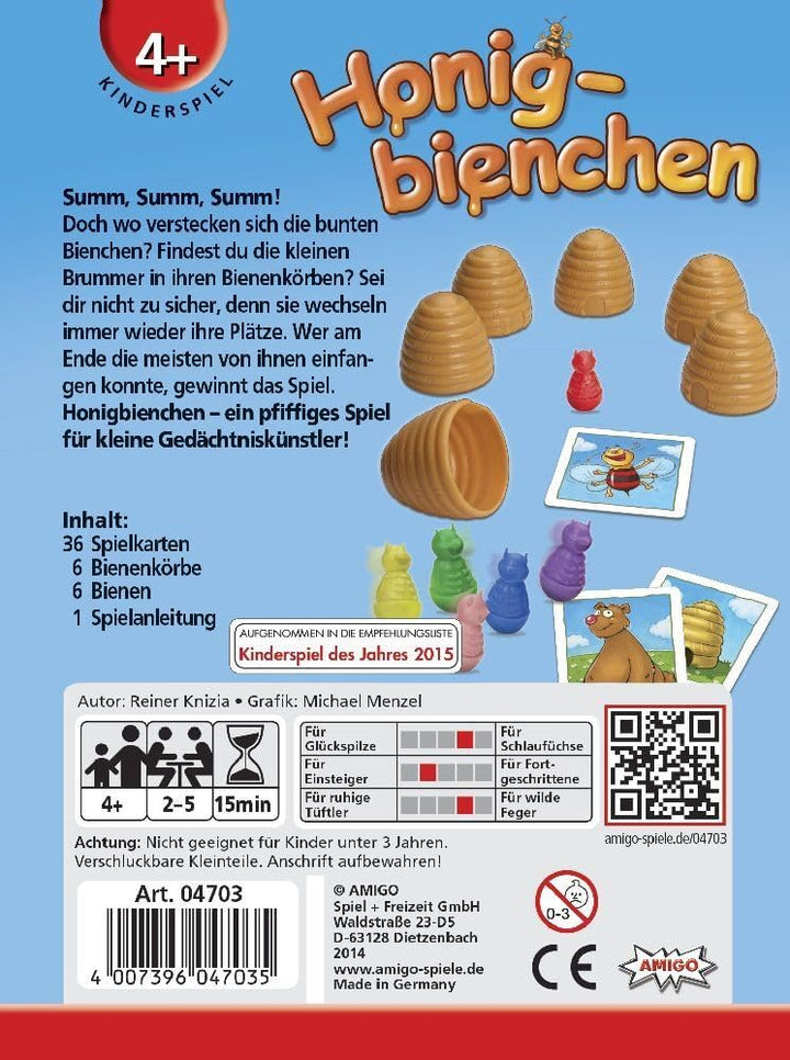 AMIGO 04703 - Honigbienchen, Einheitsgrösse, Yellow Einheitsgrösse Classic, Einheitsgrösse Classic